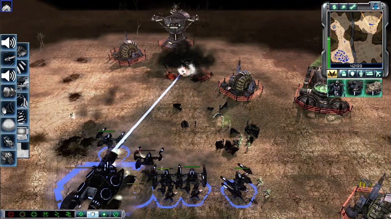 Command & Conquer 3 mod Advanced.сражение один на один.#cnc #gameplay #gaming #youtube