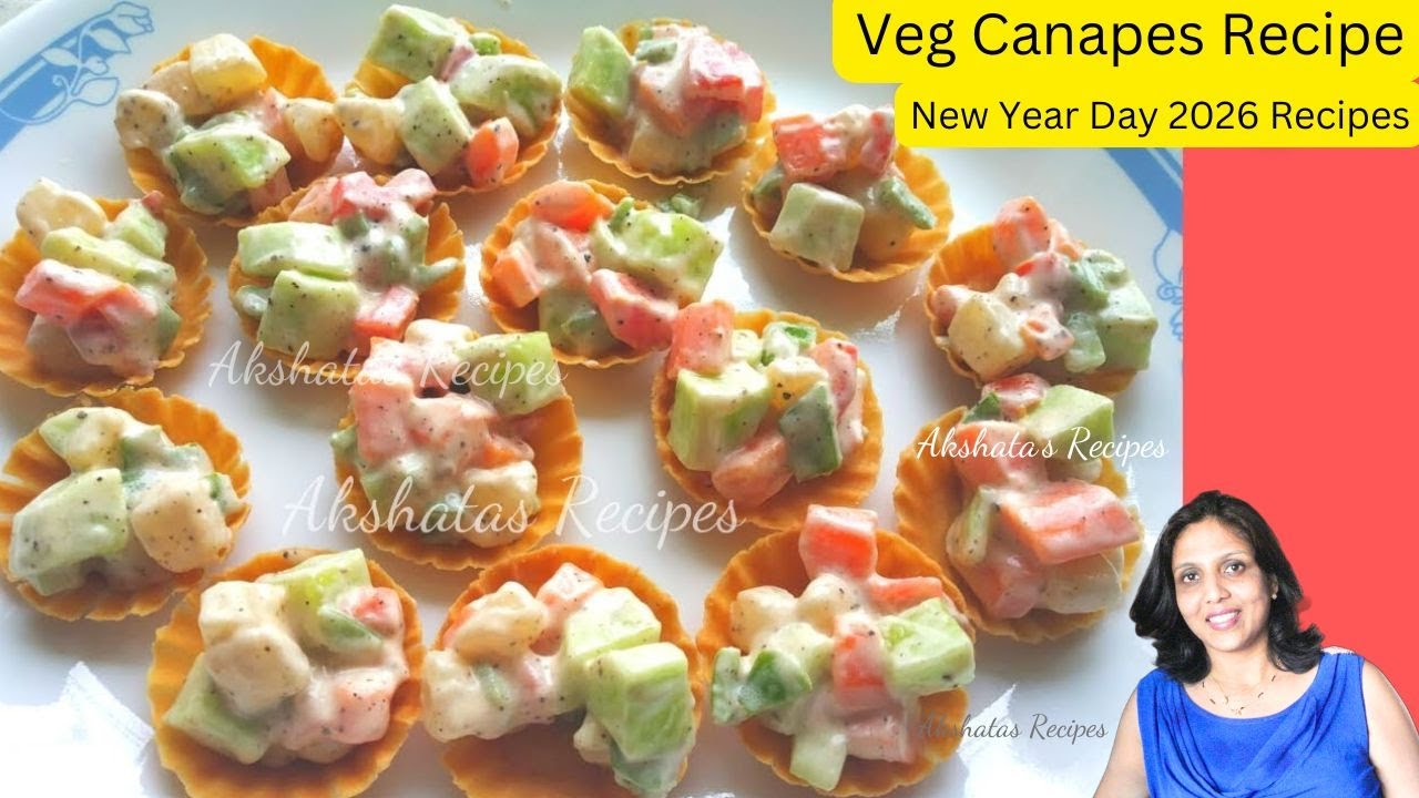 Рецепт веганских канапе на новогоднюю закуску | Форминхас @akshatasrecipes #канапе #forminhas #но...