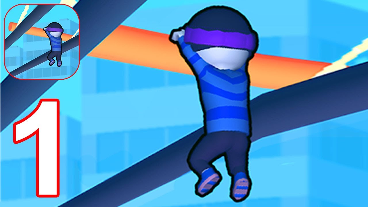 Roof Rails - Gameplay Walkthrough Part 1 Levels 1-10 (Android, iOS)