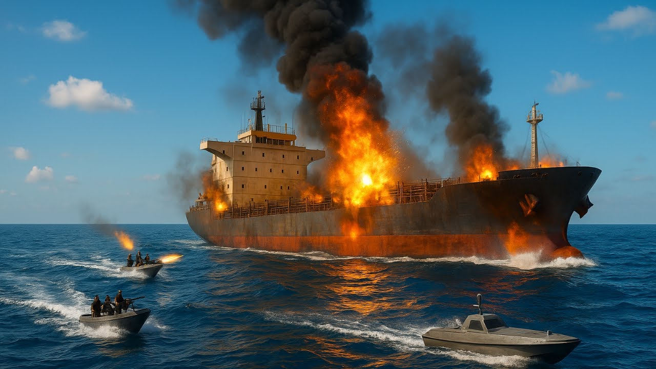 Houthis ATTACK Massive Cargo Ship in Red Sea &ndash; BIG MISTAKE