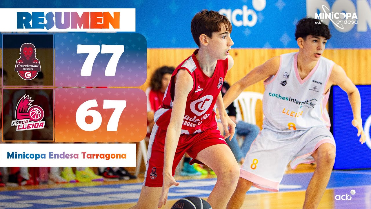 Casademont Zaragoza - Cochesinternet Lleida (77 - 67) RESUMEN | Minicopa Endesa Tarragona 2024