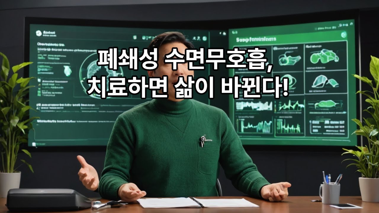 [지금공강 수면] 9 폐쇄성 수면무호흡, 치료하면 삶이 바뀐다!