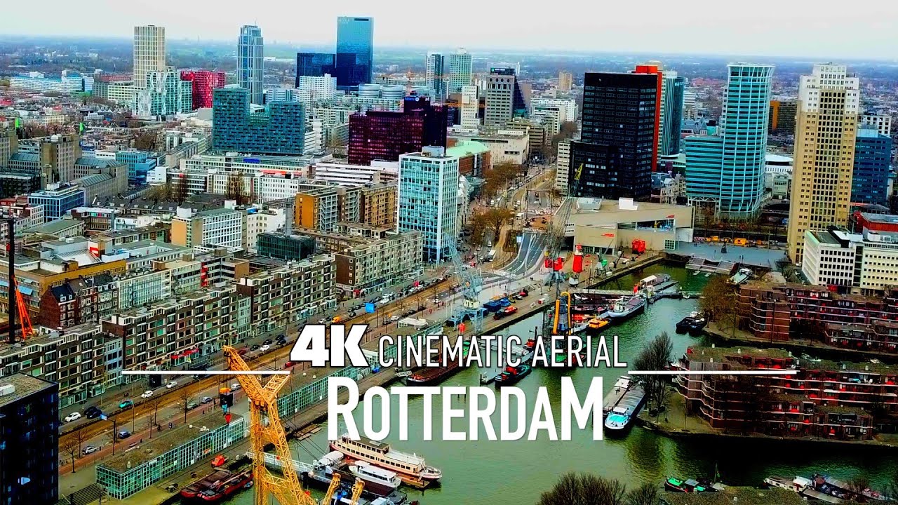 ROTTERDAM 🇳🇱 Drone Aerial 4K | The Netherlands Holland Nederland