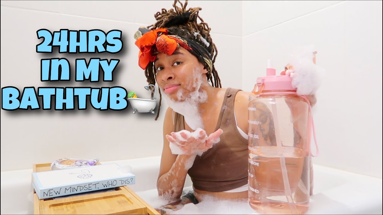 I Didn't Leave My Bathtub for 24 HOURS | I'm a prune...