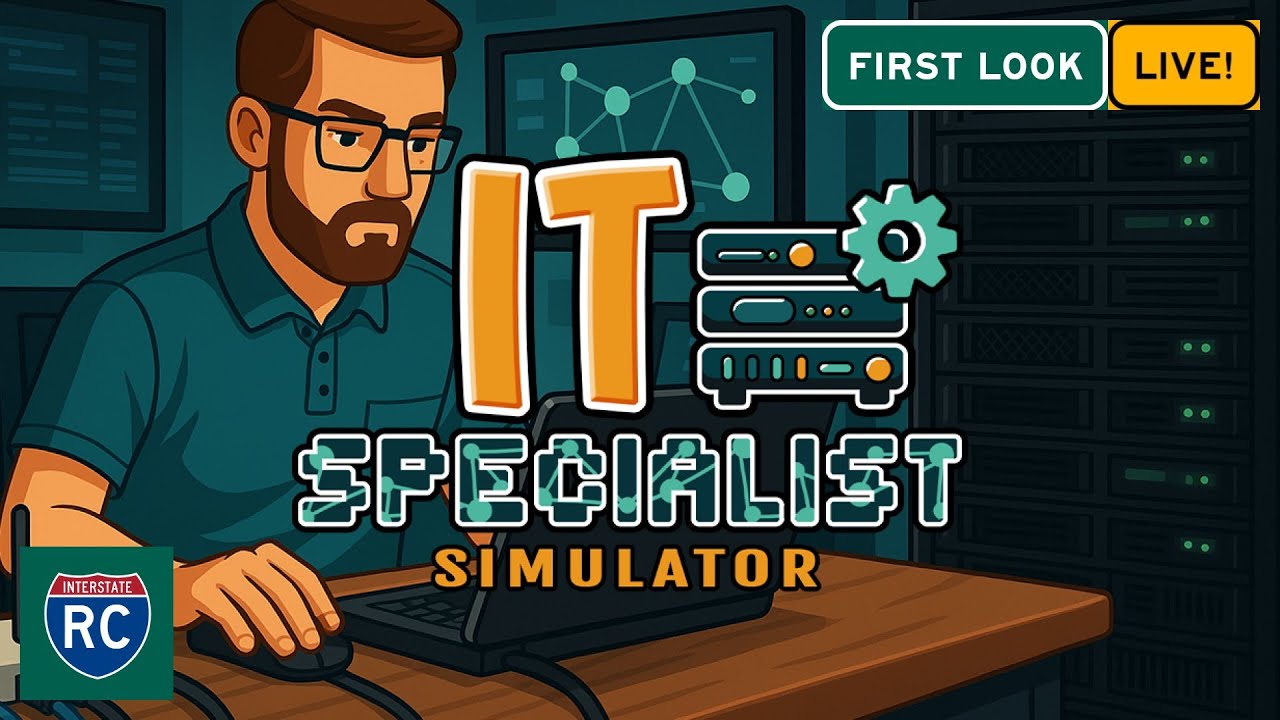 IT Specialist Simulator Early First Look Live! - Our IT Specialist Journey Begins!  Episode 1
