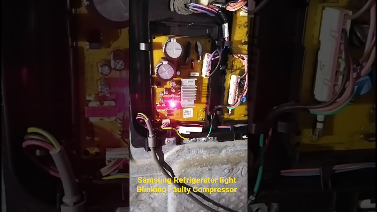 Samsung inverter Refrigerator PCB Light Blinking Reason Compressor not work More information