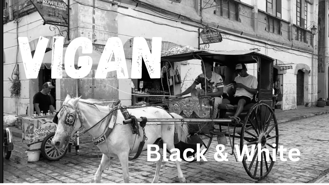 Vigan City in Black and White | Timeless Streets of Ilocos Sur (Philippines)