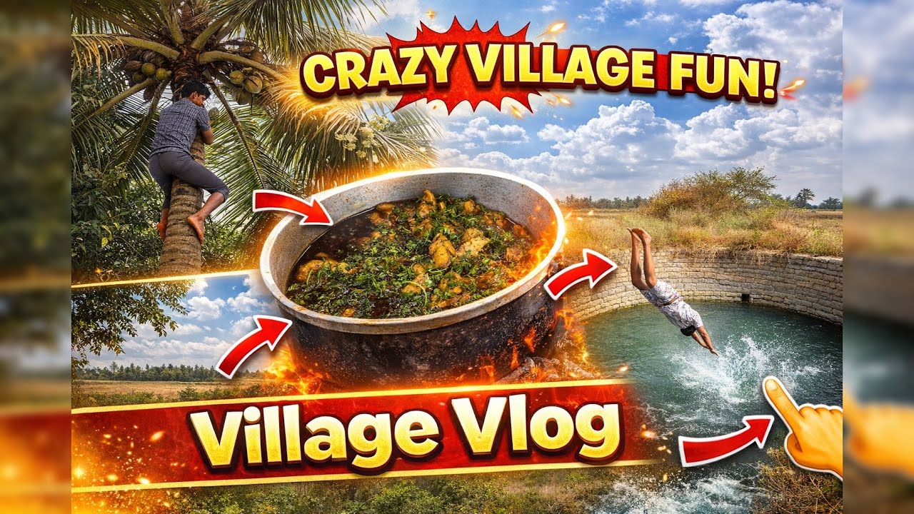Perfect Village Day 😌 | Cooking, Swimming & Pure Fun