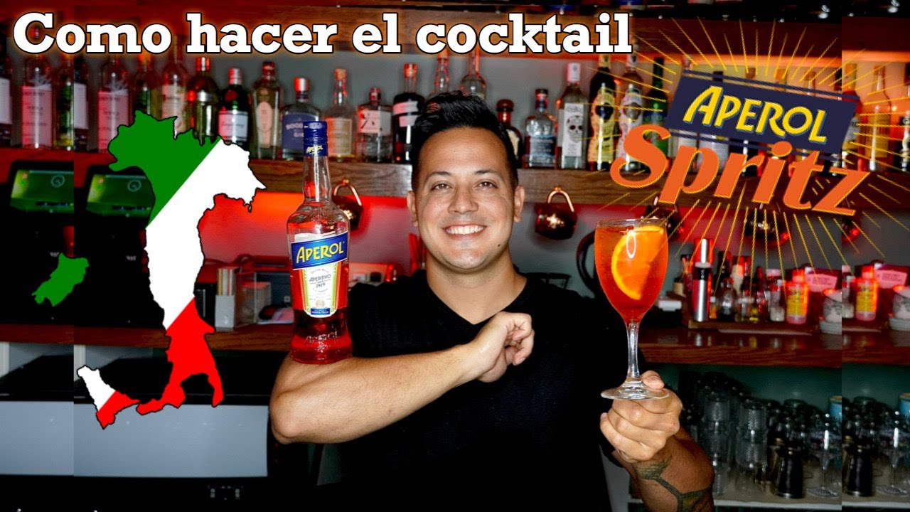 APEROL SPRITZ 🍹/ COCKTAIL / TUTORIAL BARTENDER 🇮🇹