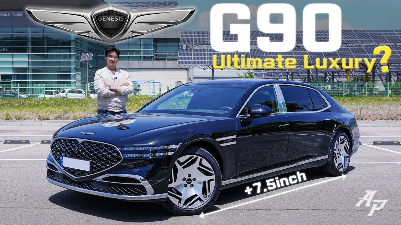 Совершенно новая модель Genesis G90 с удлиненной колесной базой — непревзойденный седан класса лю...