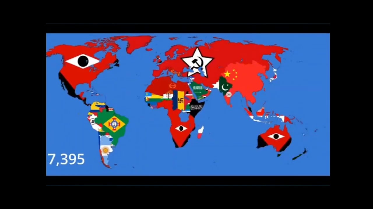World Timeline national flags 