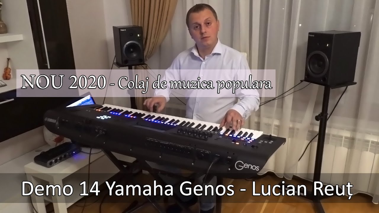 Demo 14 Genos 2020 Lucian Reut - Colaj de muzica populara