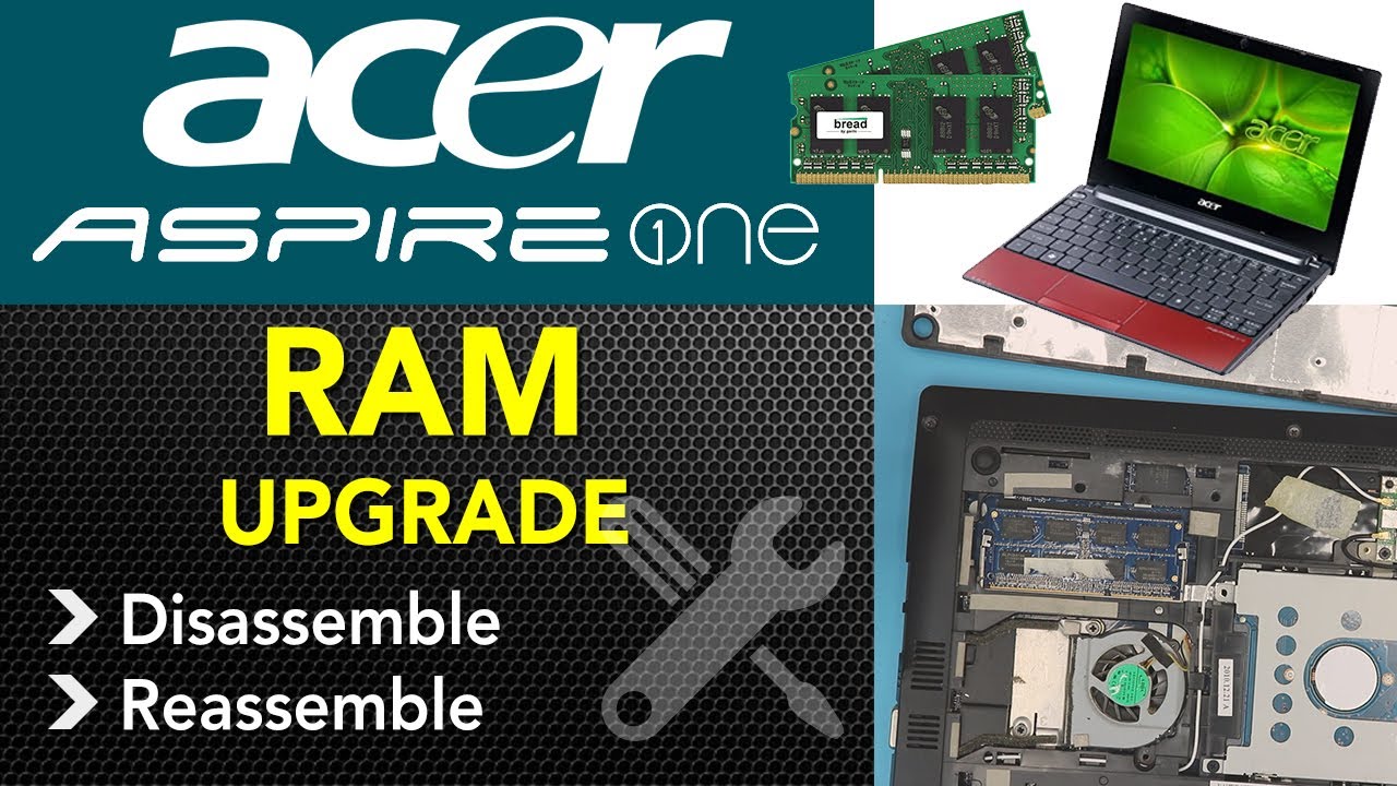 Обновление оперативной памяти Acer Aspire One D255e, пошаговое руководство