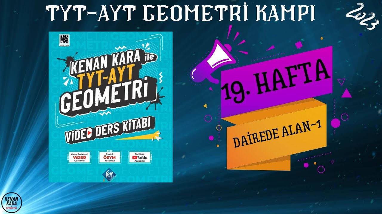 DAİREDE ALAN-1 | TYT-AYT GEOMETRİ KONU ANLATIMI