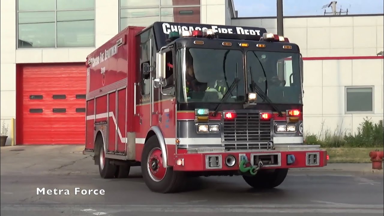 Chicago Fire Dept Squad 2 (Spare) Responding