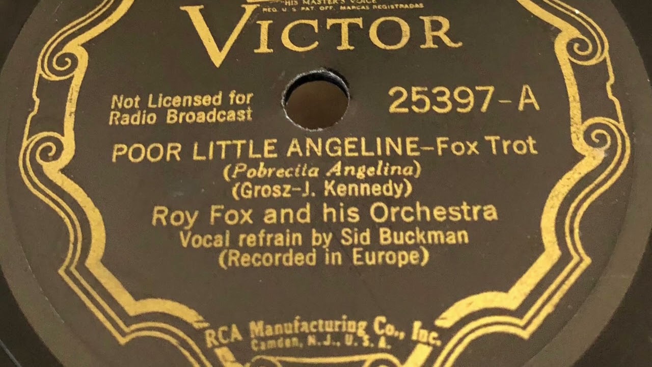 Poor Little Angeline - Roy Fox And His Orchestra 1937