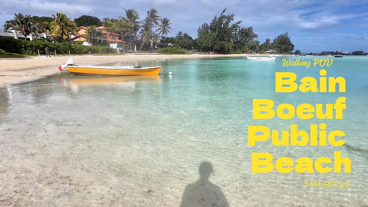 POV: Walking on the Beach in Mauritius | Bain Boeuf Public Beach