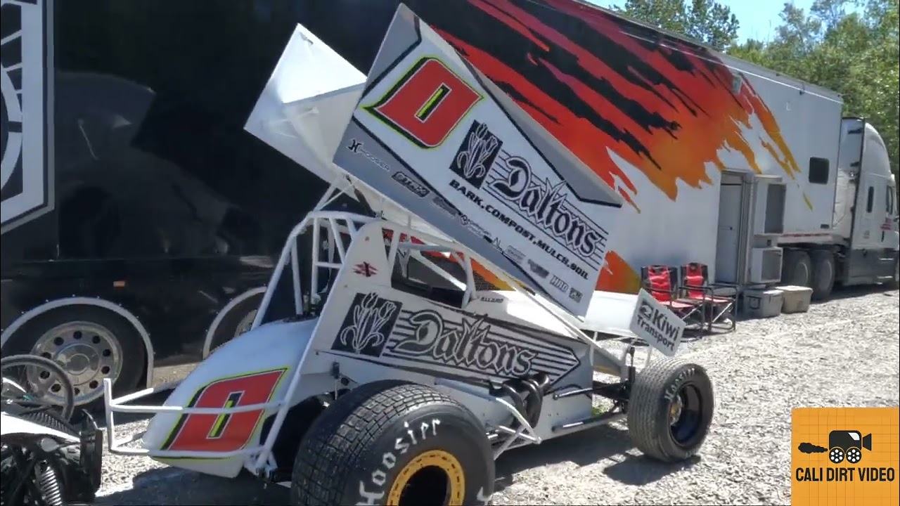 Pit Action Broken Parts & Shattered Dreams 50th Super Dirt Cup At Skagit Speedway 410 Sprint Car