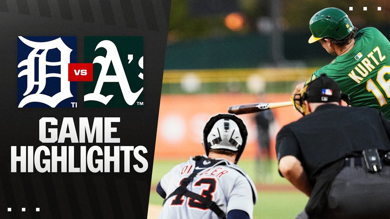 Najważniejsze momenty meczu Tigers kontra A's (27.08.2025) | Najważniejsze momenty MLB