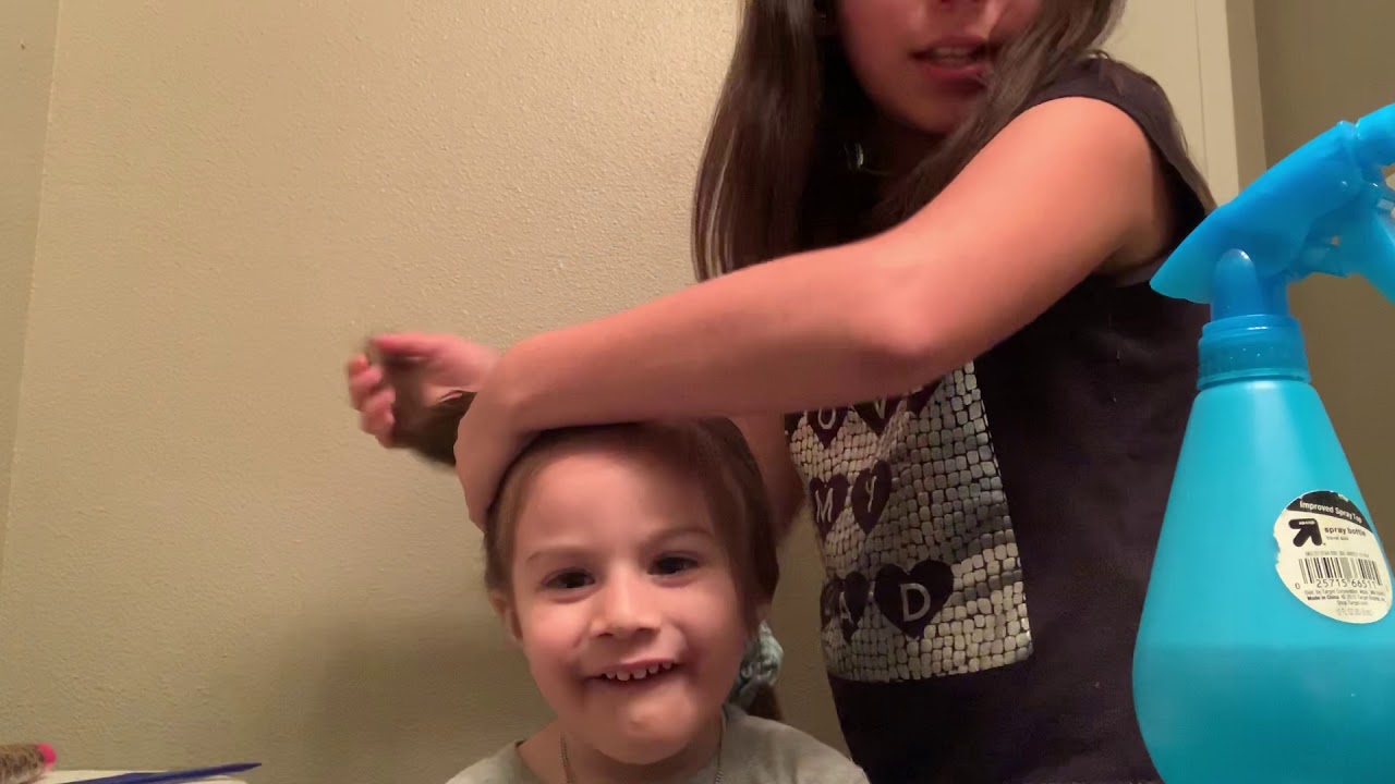 Me doing my brothers hair and him having a great chat with y’all 😂😘💕