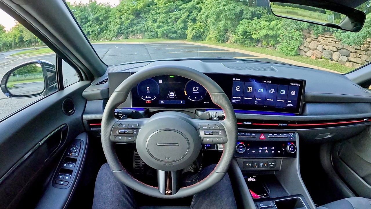 Hyundai Sonata N Line 2024 года — впечатления от вождения от первого лица