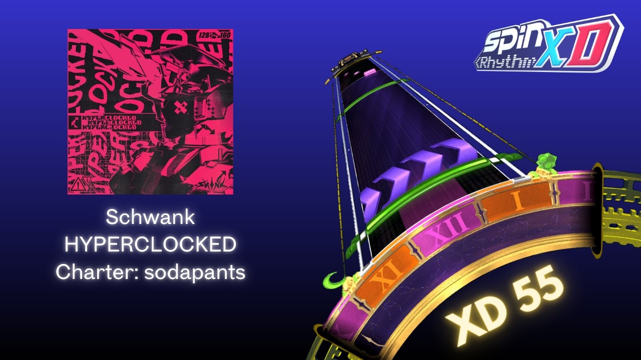 SRXD Custom: Schwank - HYPERCLOCKED | Charted by sodapants