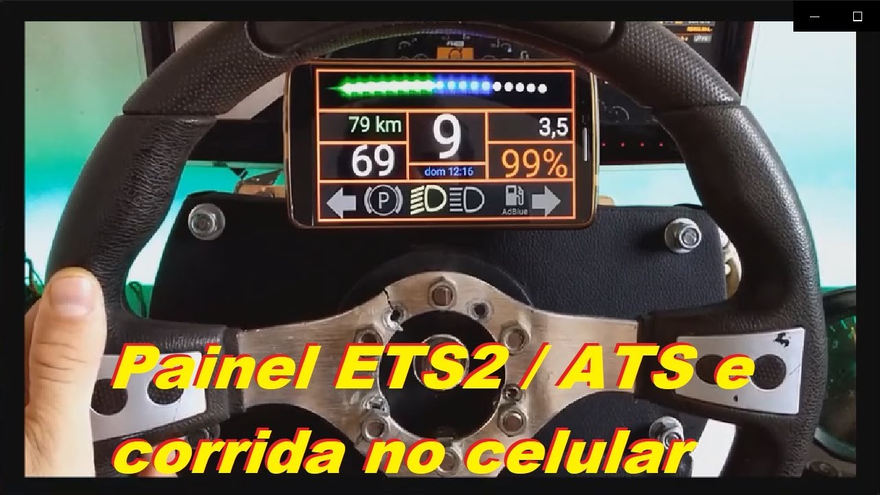 Painel ETS2 / ATS, e jogos de Corrida - Sim DashBoard