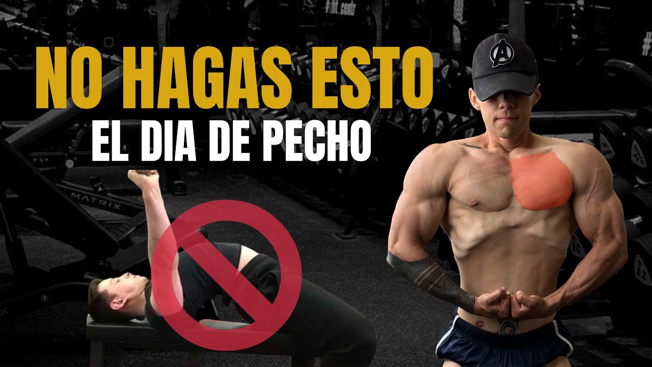 Esta técnica NO te deja crecer el PECHO.