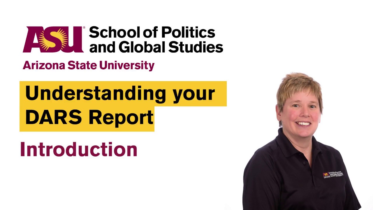 Intro to your DARS report