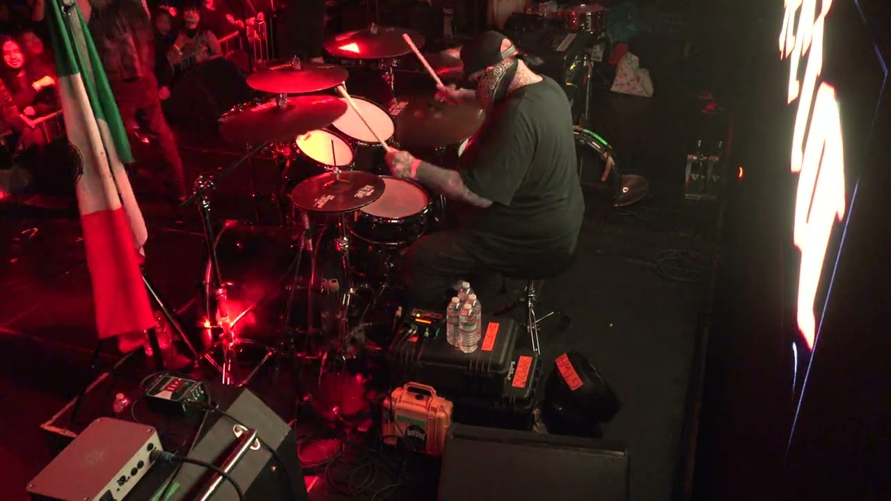 BRUJERIA  Hongo Jr. Drum Cam  Los Angeles, CA.  5-8-2022