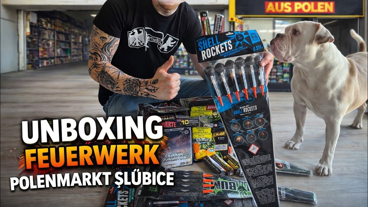 Feuerwerk Unboxing🔥🎆 Polenmarkt Slubice💥💢 #unboxing #feuerwerk #vuurwerk #fireworks #pyro 