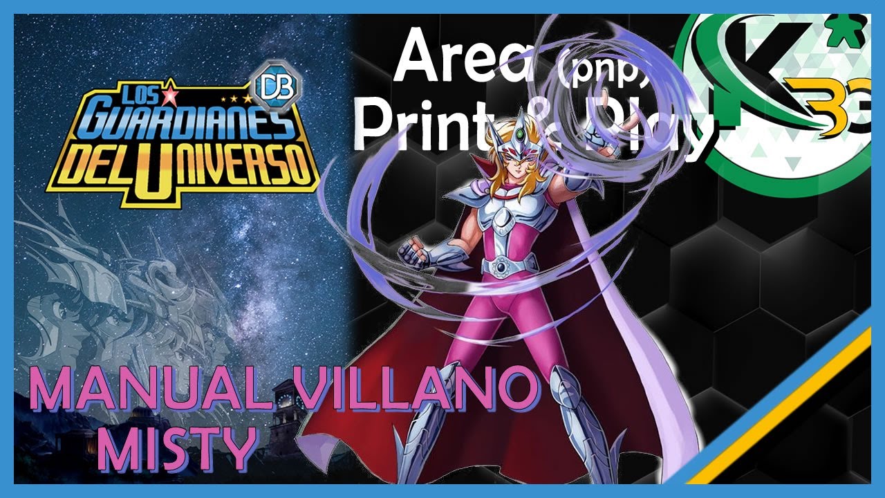 ⭐Guardianes del Universo DB⭐| Misty | ✂ Versiones Print and Play ✂