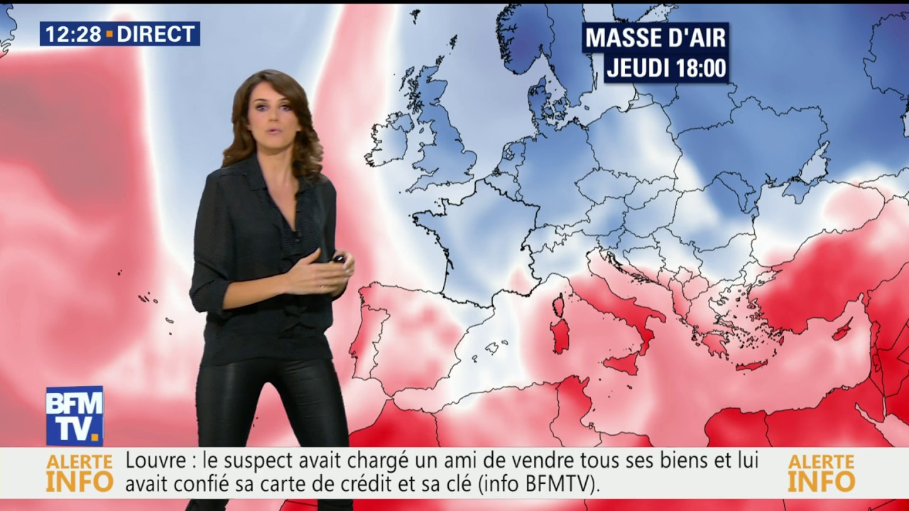 LA METEO de FANNY AGOSTINI le 2017 02 08 sur BFM TV