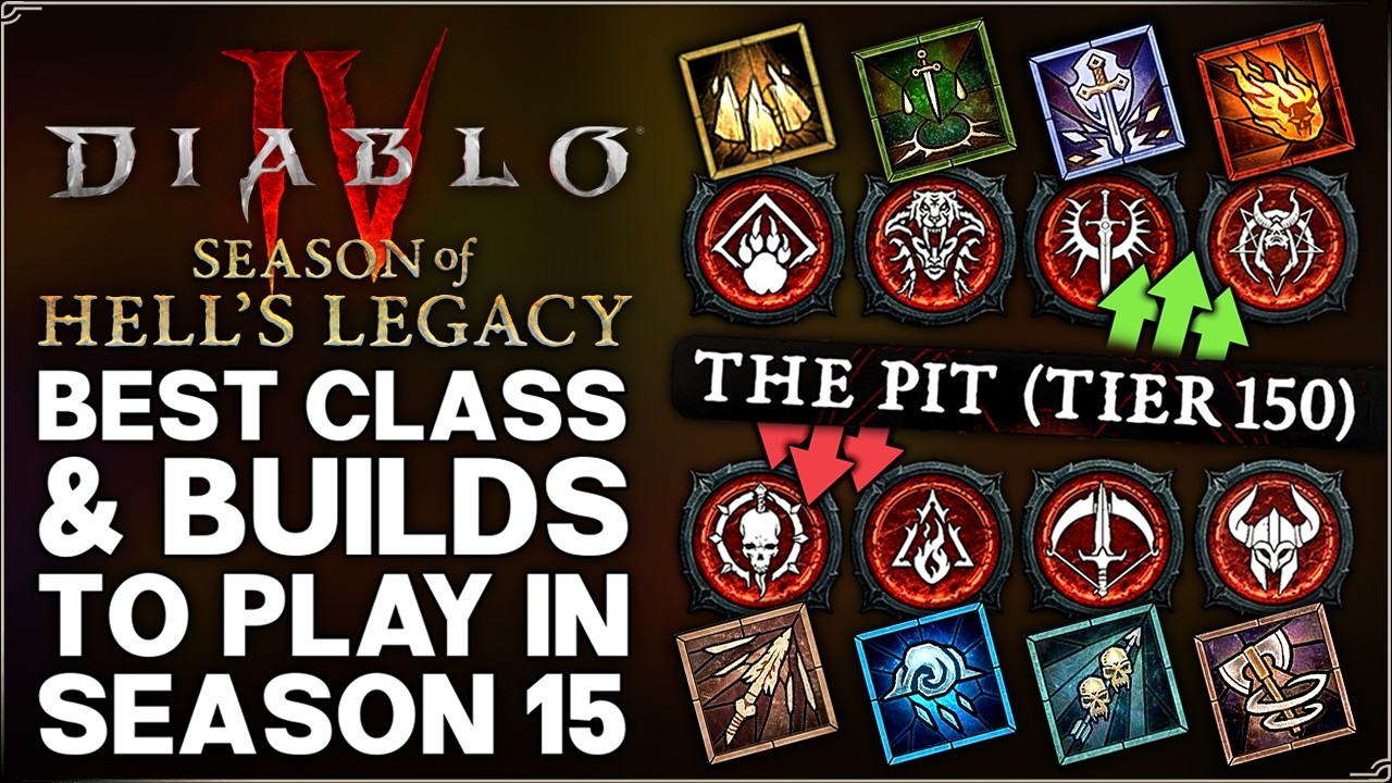 Diablo 4 &mdash; Лучший класс в 15-м сезоне и рейтинг лучших имбовых билдов &mdash; Гайд по классам и сборкам...