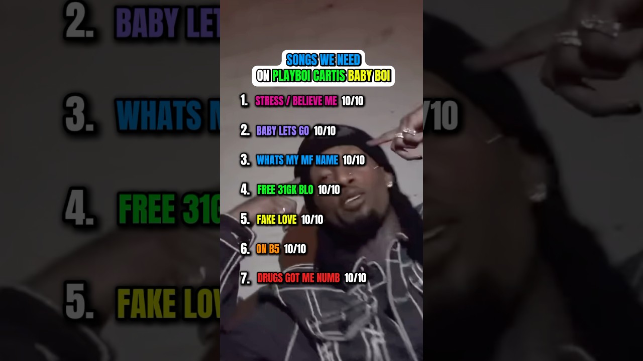 Songs We Need On BABY BOI #playboicarti #leaks #babyboi #unreleased #rap #hiphop #music #rap