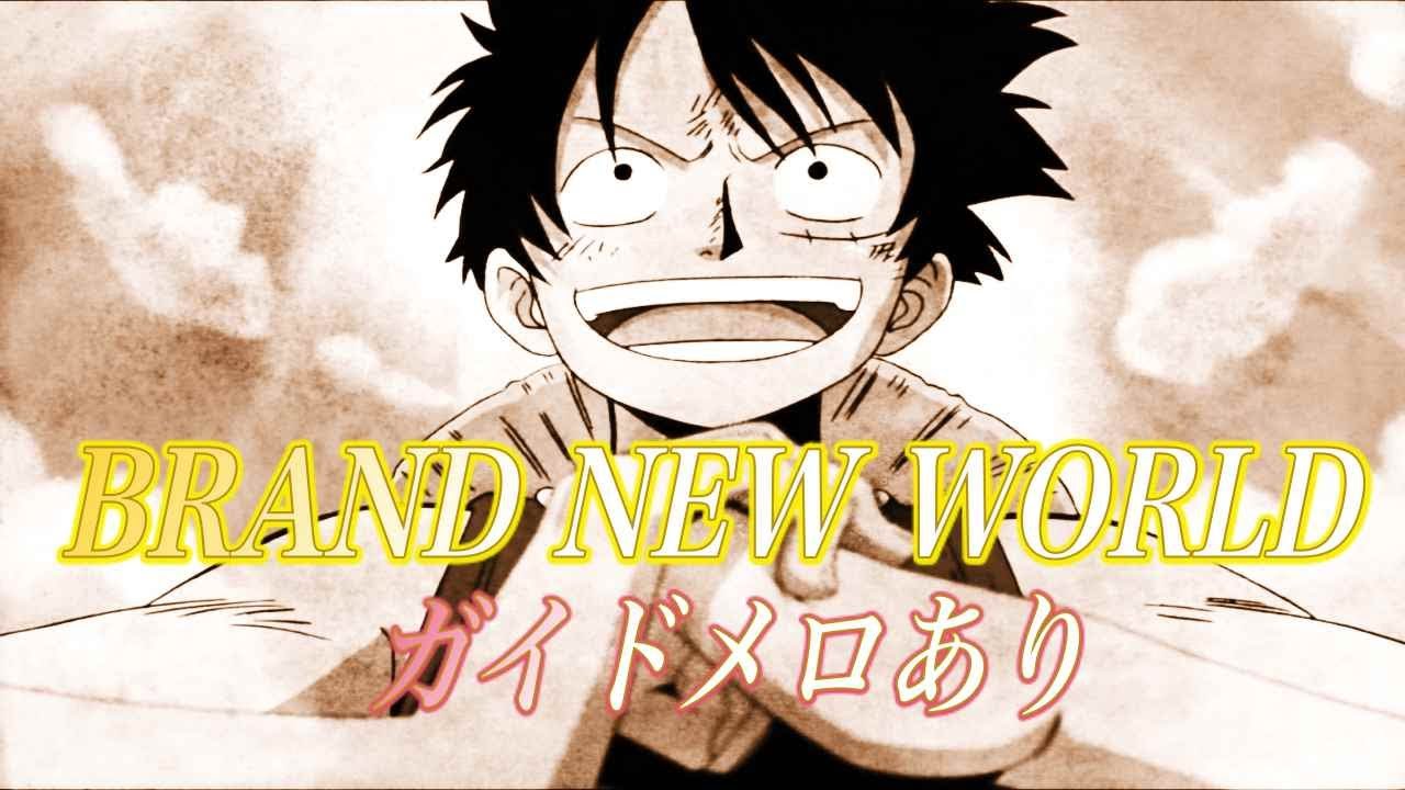 🎤ほぼ原曲カラオケ　BRAND NEW WORLD D-51　ガイドメロディ  Opening OnePiece アルタエースcover