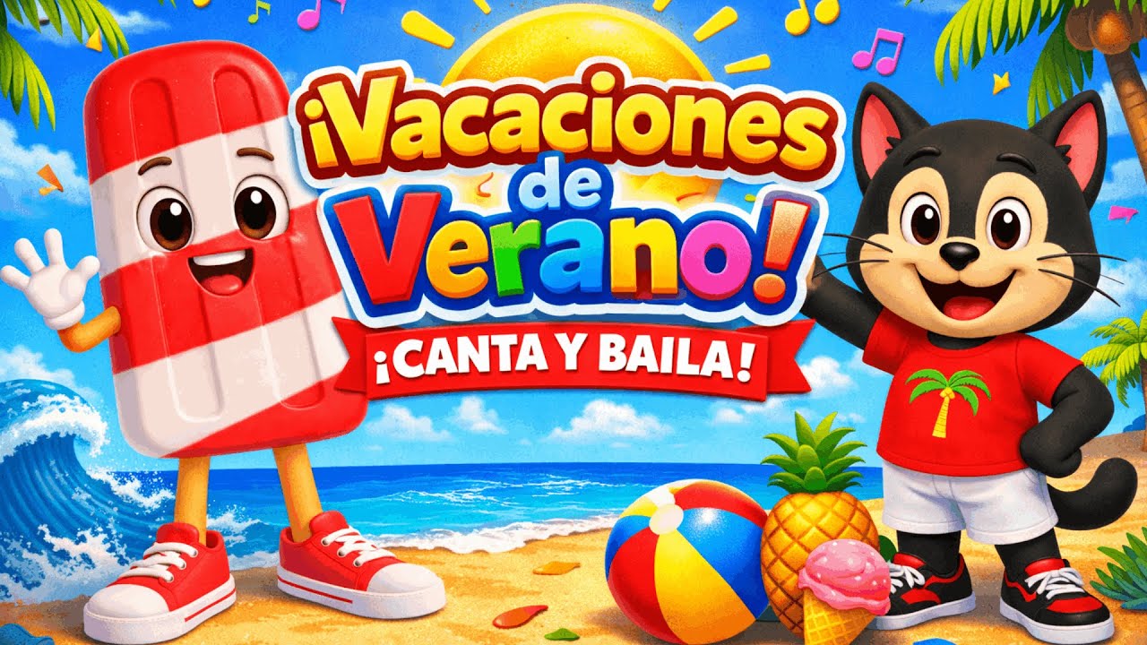 🌊🎉 “VACACIONES DE VERANO🌞 Canción Infantil para Bailar y Soñar”