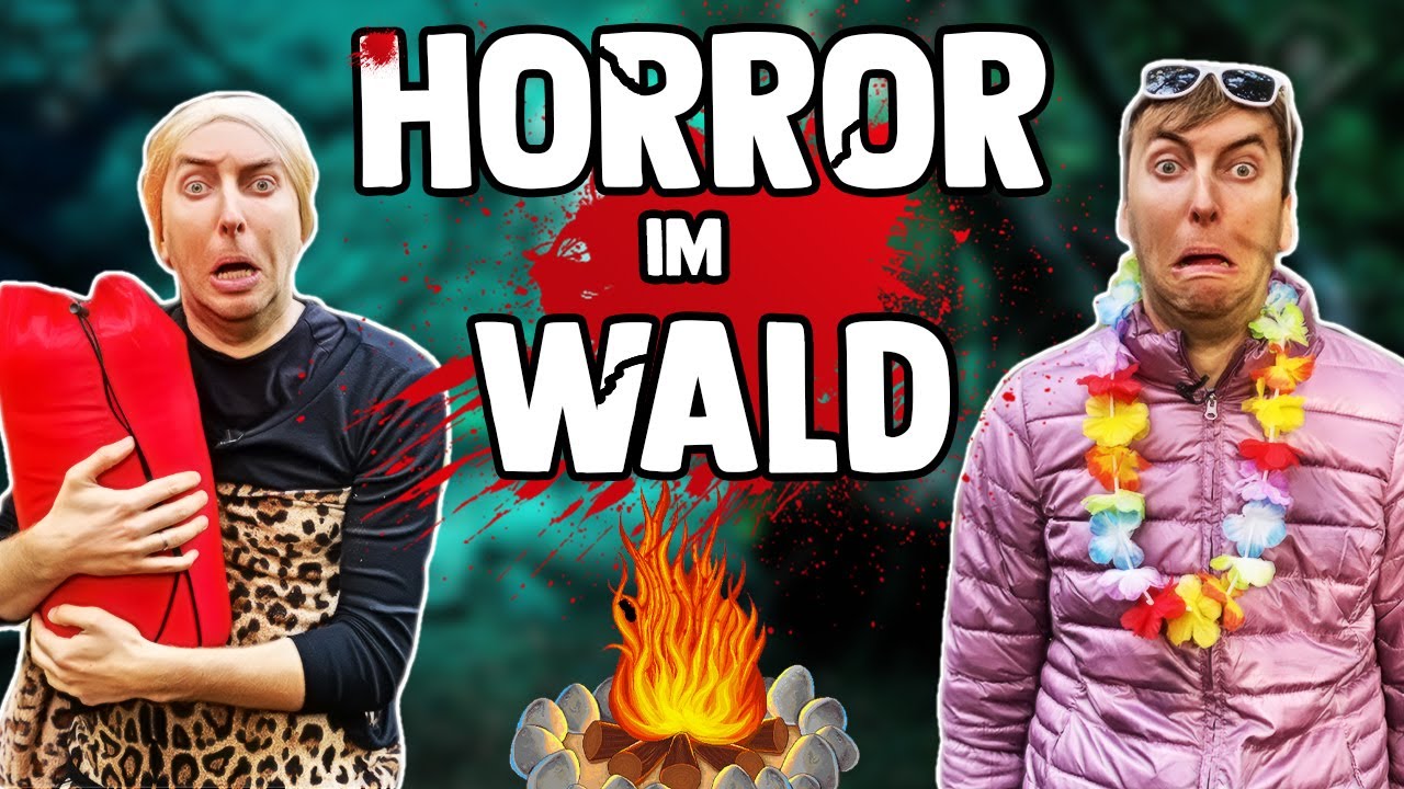 Sandra und Lexa &uuml;bernachten im Horror Wald🎃| Freshtorge