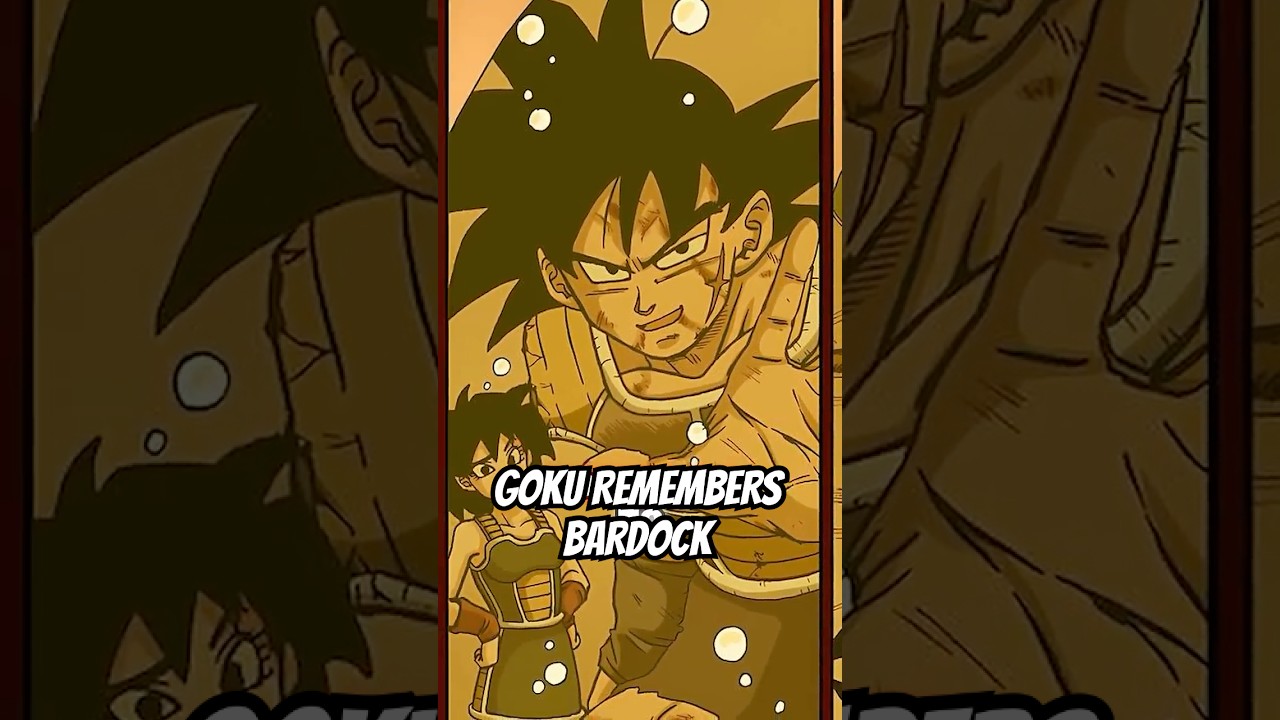 When Goku found out about his FATHER Bardock #dragonball #bardock  #goku