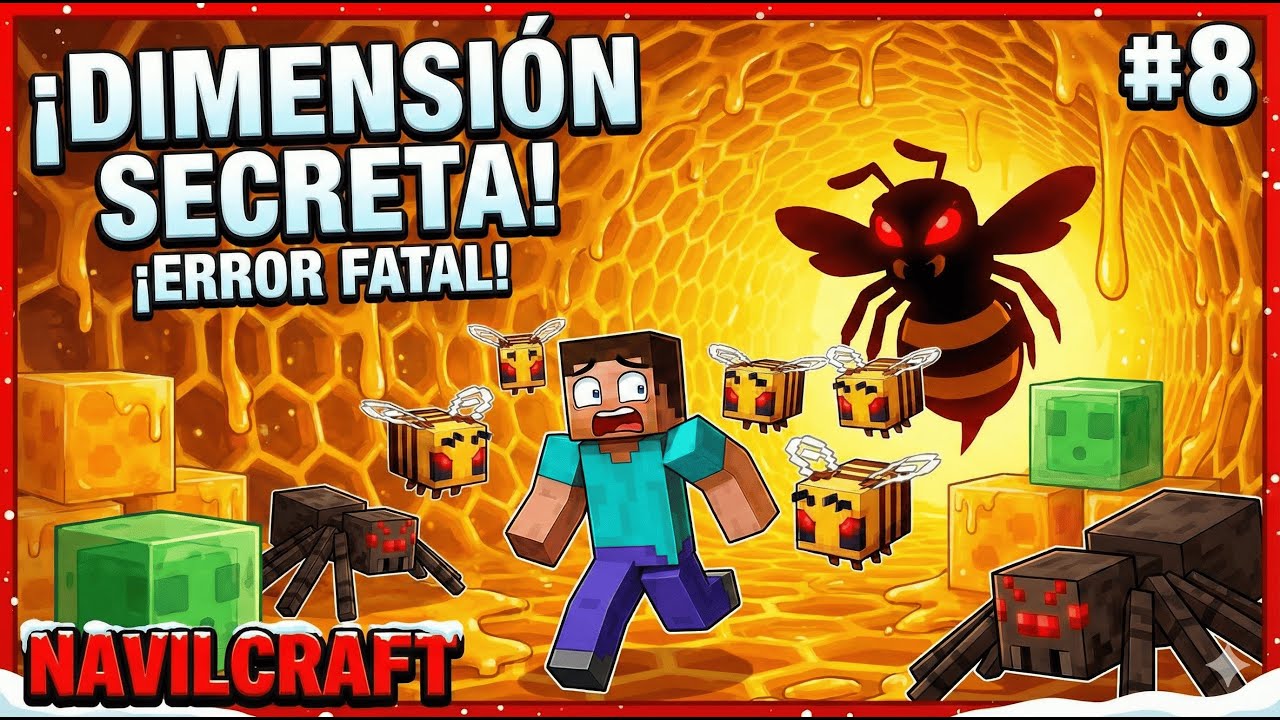 VIAJE A LA DIMENSIÓN DE LAS ABEJAS 🍯 (Es una Trampa Mortal) | Navilcraft #8