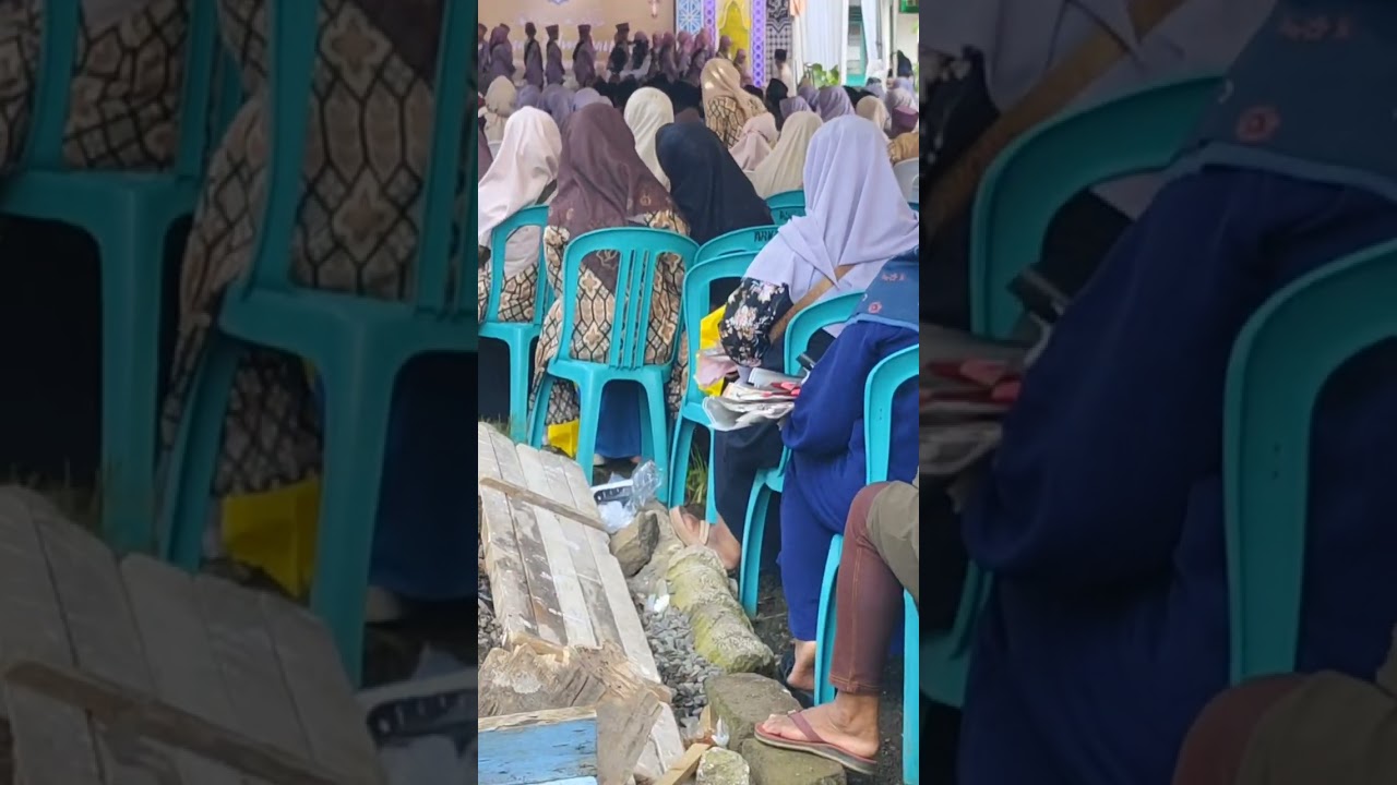 Acara wisuda .khotmil alquran  . Alhamdulillah acaranya lancar