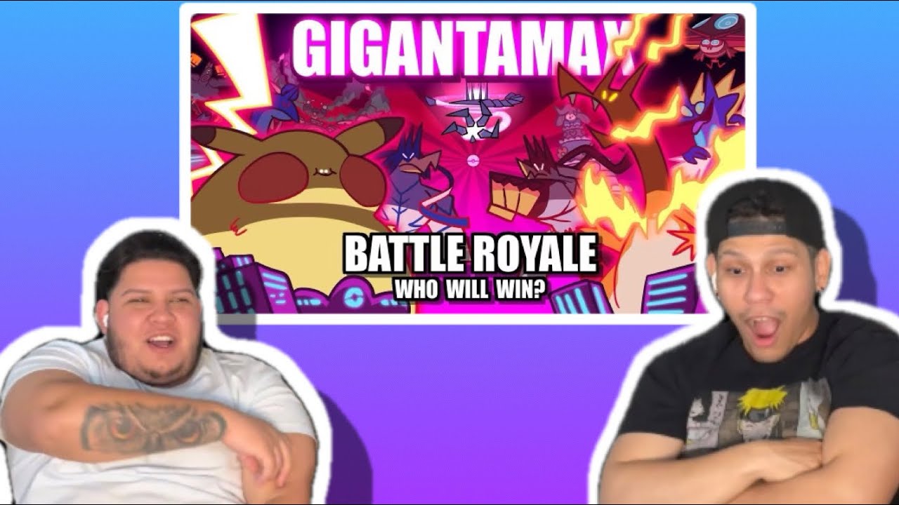 Gigantamax Pokemon Battle Royale ! ( Reaction ! ) Destruction Everywhere 🤯