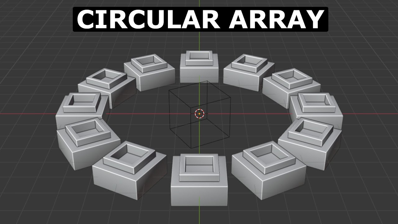 Make Circular Arrays | Blender Tutorial - Beginners