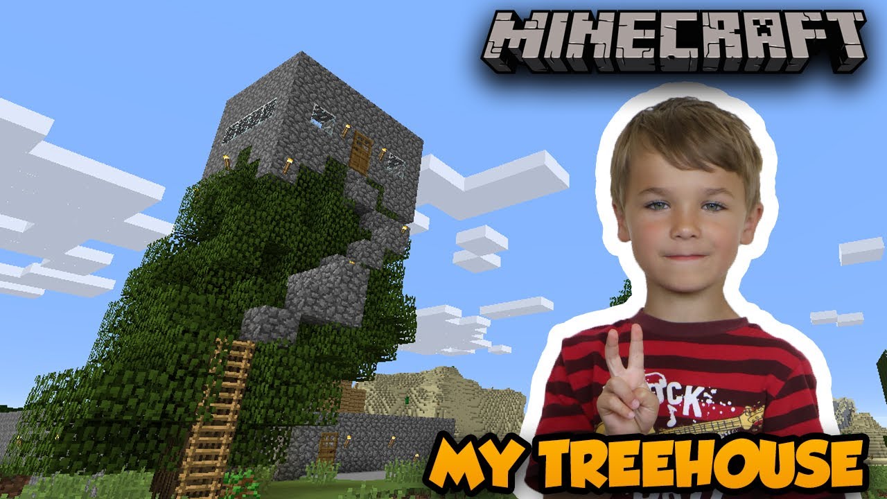 MY TREEHOUSE in MINECRAFT SURVIVAL MODE