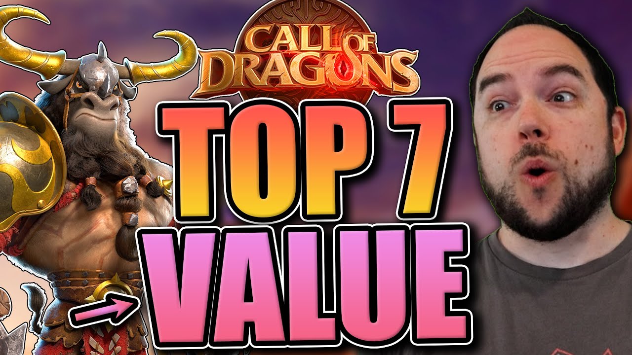 Top 7 Heroes, Pets & Artifacts [lasting investments] Call of Dragons