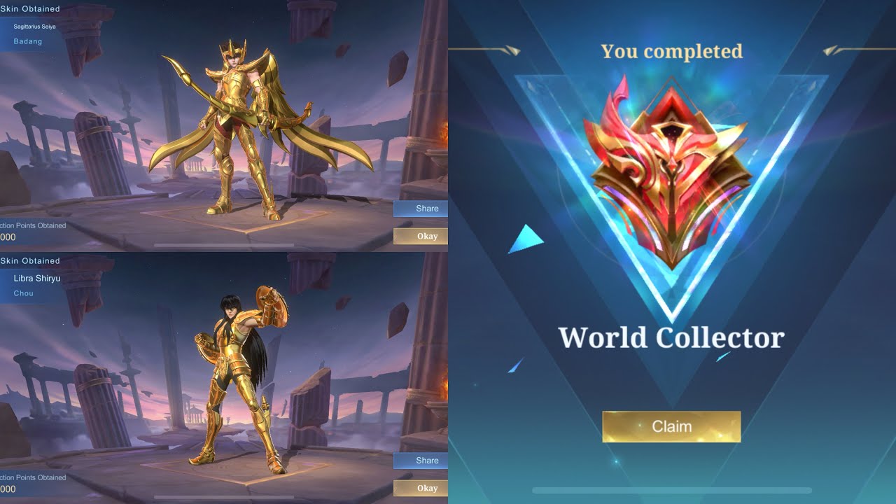 SPIN MLBB X SAINT SEIYA AUTO JADI KOLEKTOR SULTAN!
