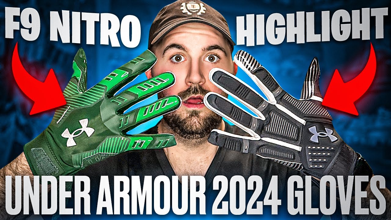 Under Armour's 2024 Football Gloves Line Up