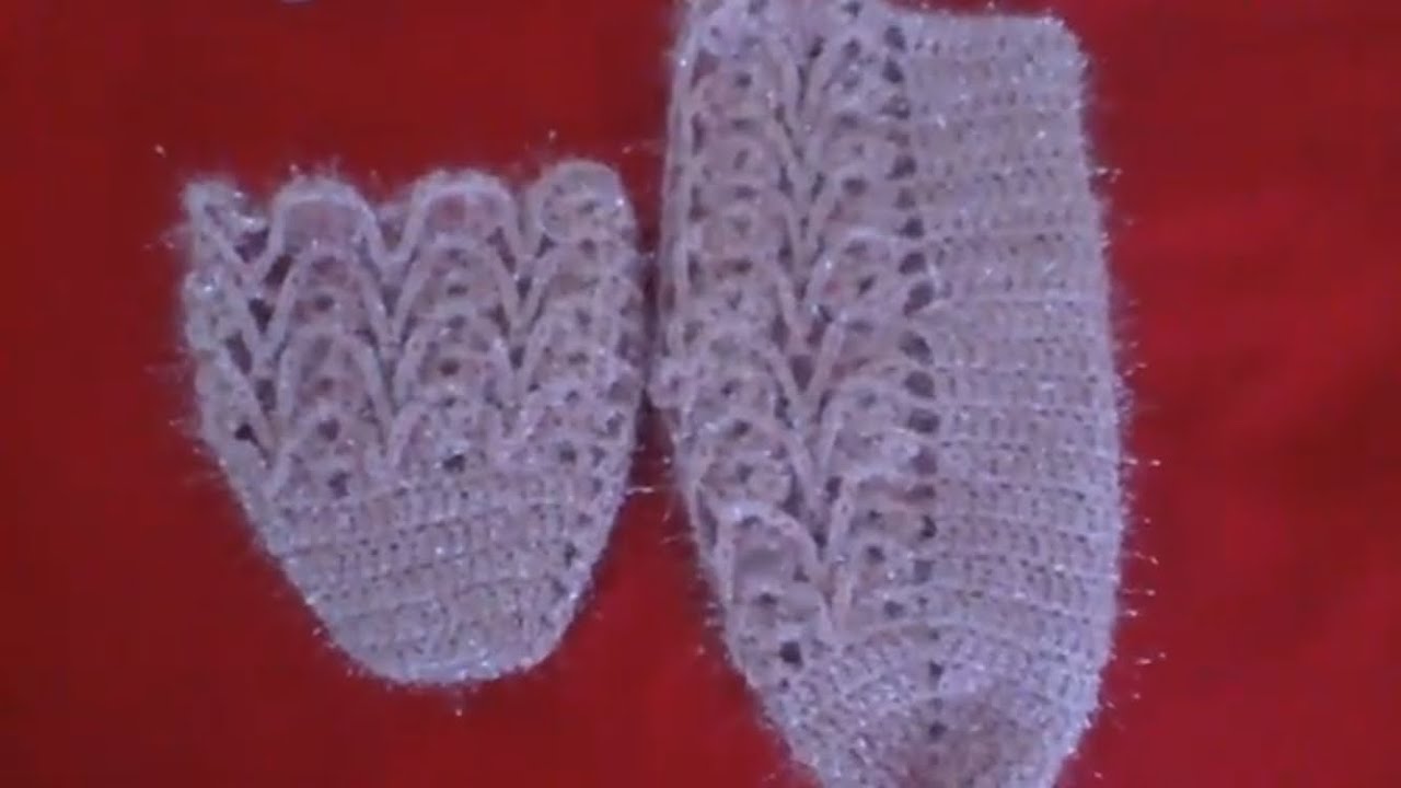 Tığ İşi Çeyizlik Patik Yapılışı