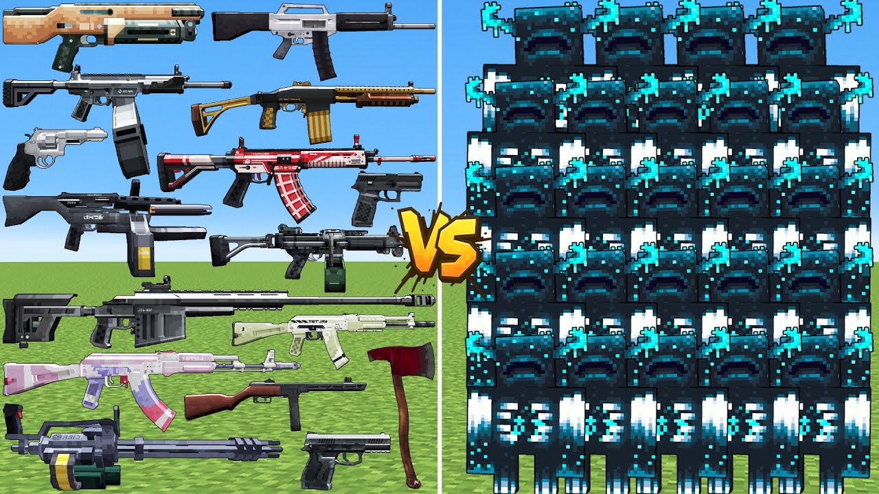 What TaCZ CIBR Gun Can Defeat the Most Wardens in Minecraft?
