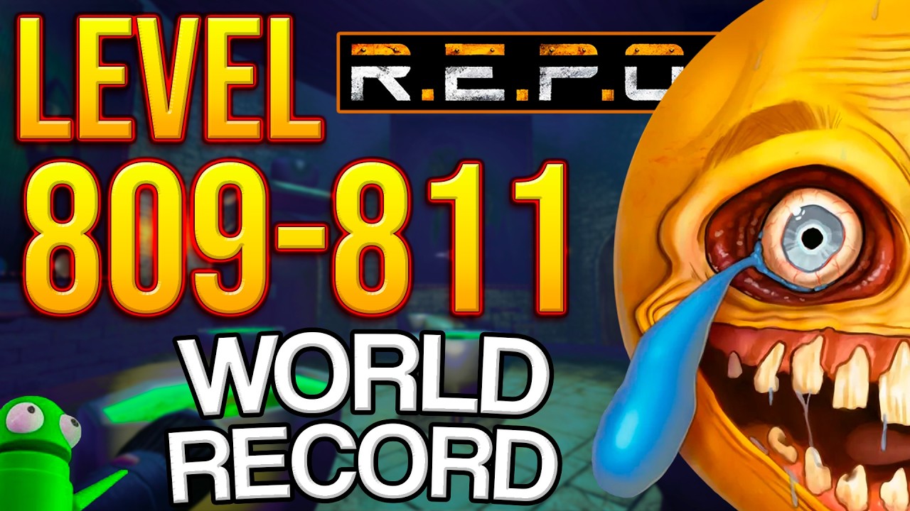 R.E.P.O. Solo World Record Level 809-811 | SAVAGE DESTRUCTION!💀